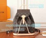 Copy L---V Monogram Montsouris PM Backpack Medium Size Brown